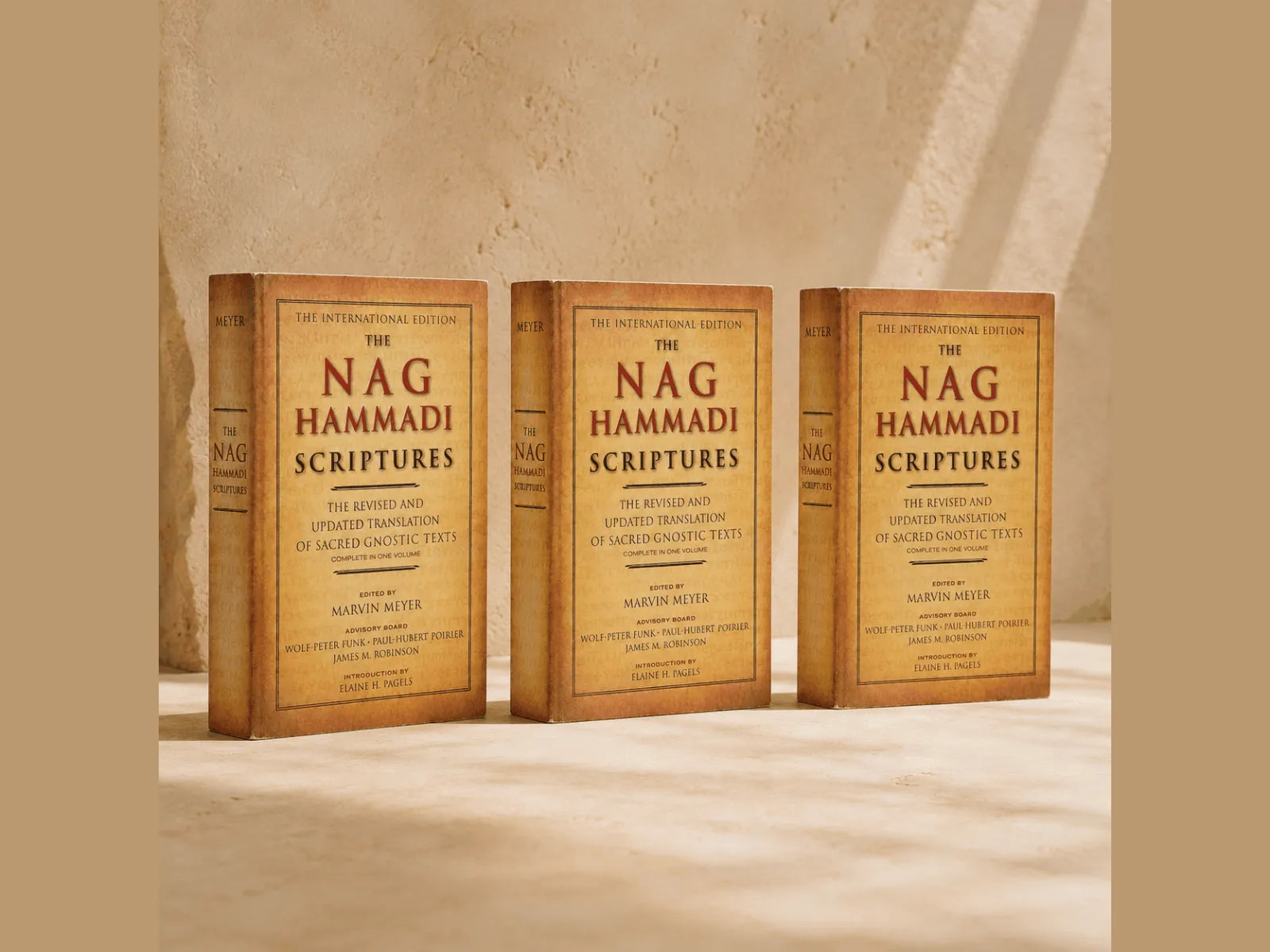 Three copies of the HarperOne edition