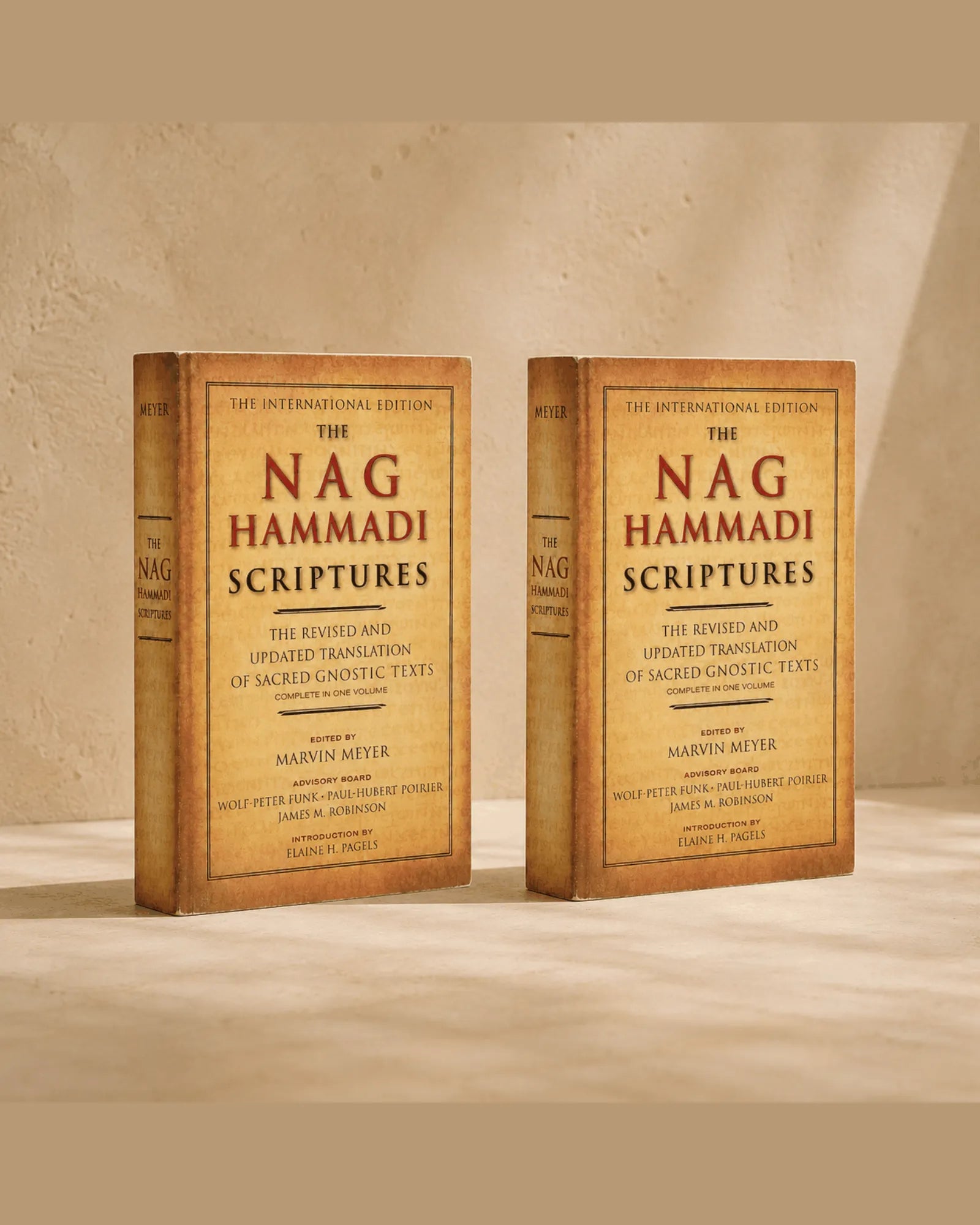 Two copies of the same HarperOne edition