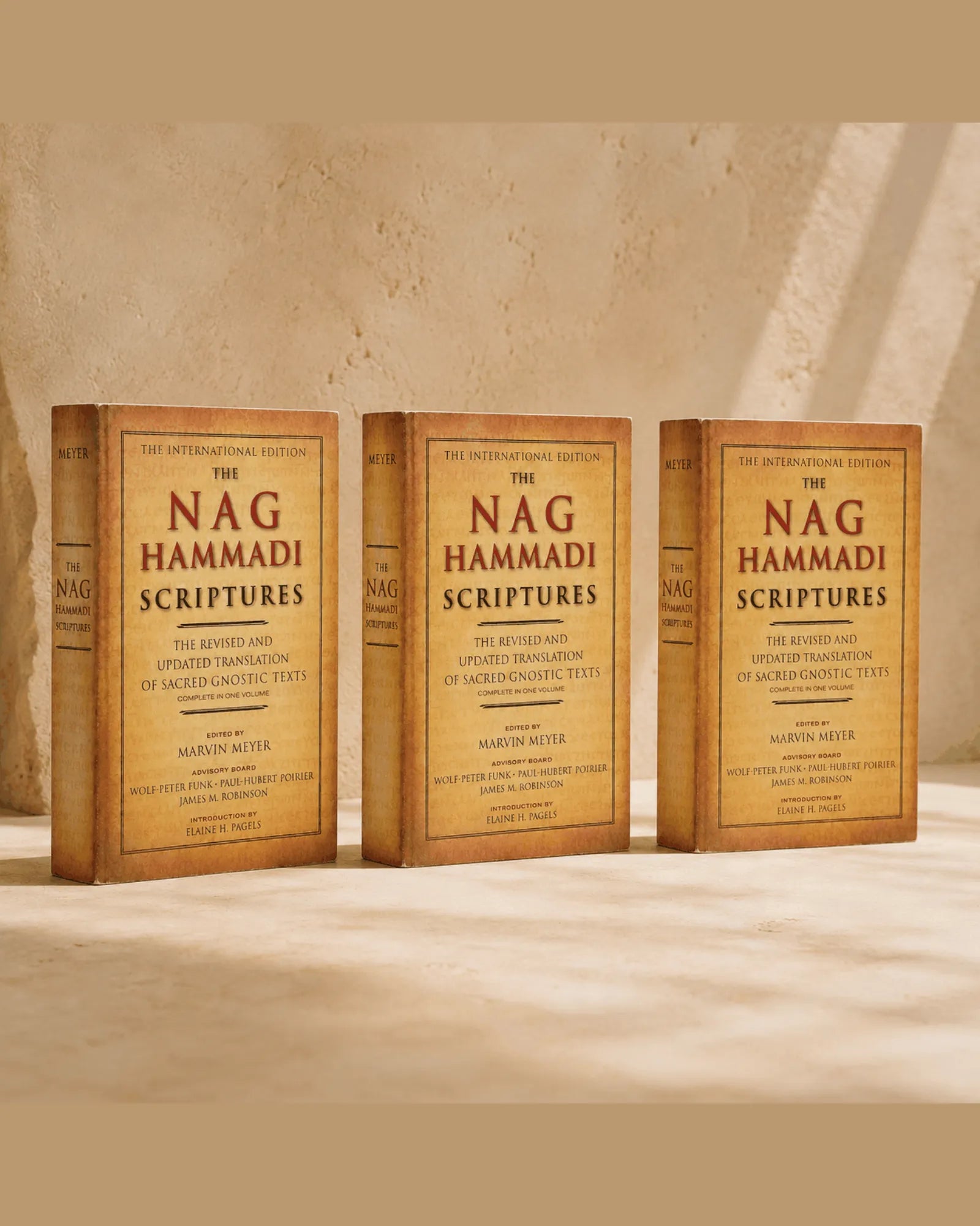 Three copies of the same HarperOne edition