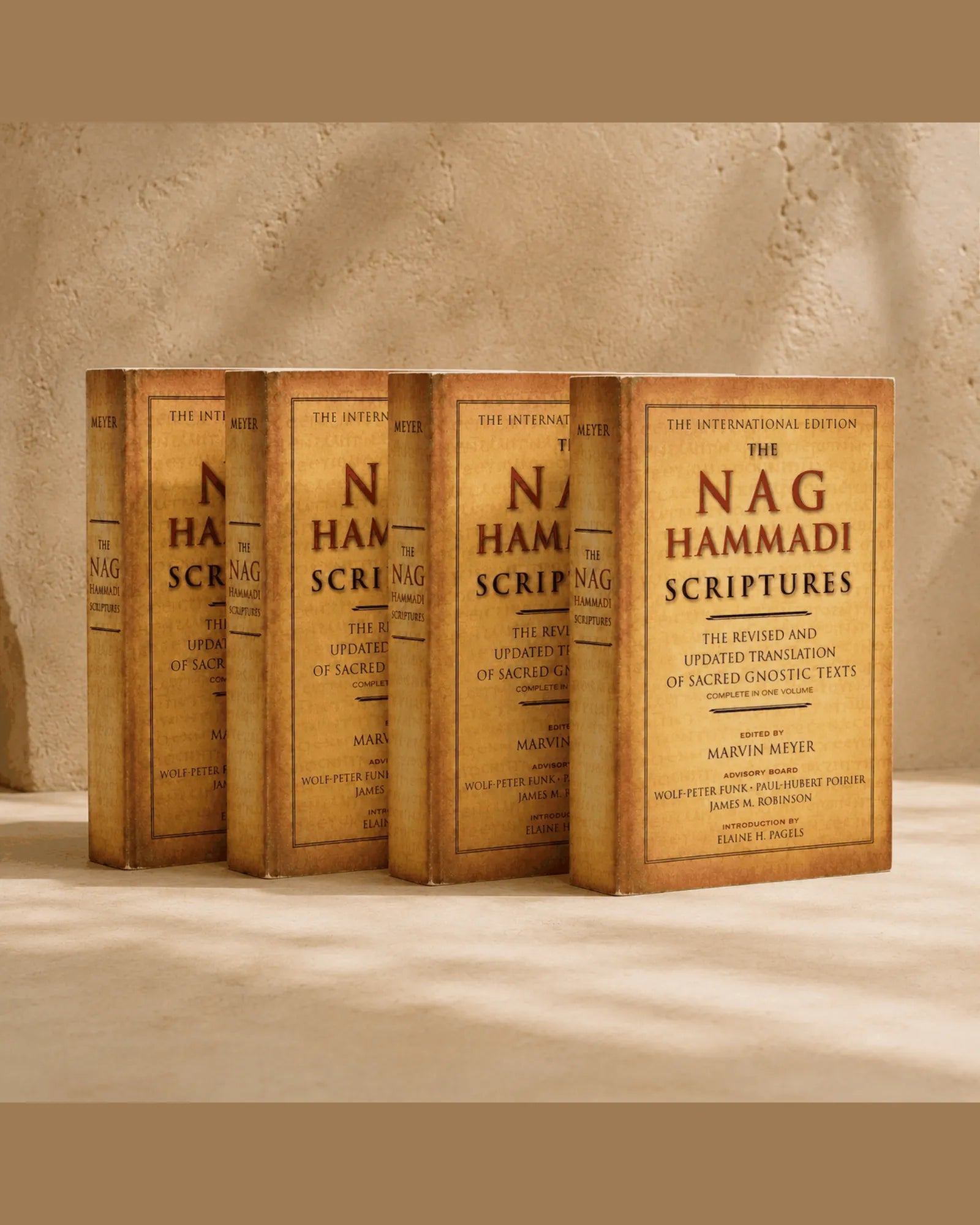 Four copies of the same HarperOne edition