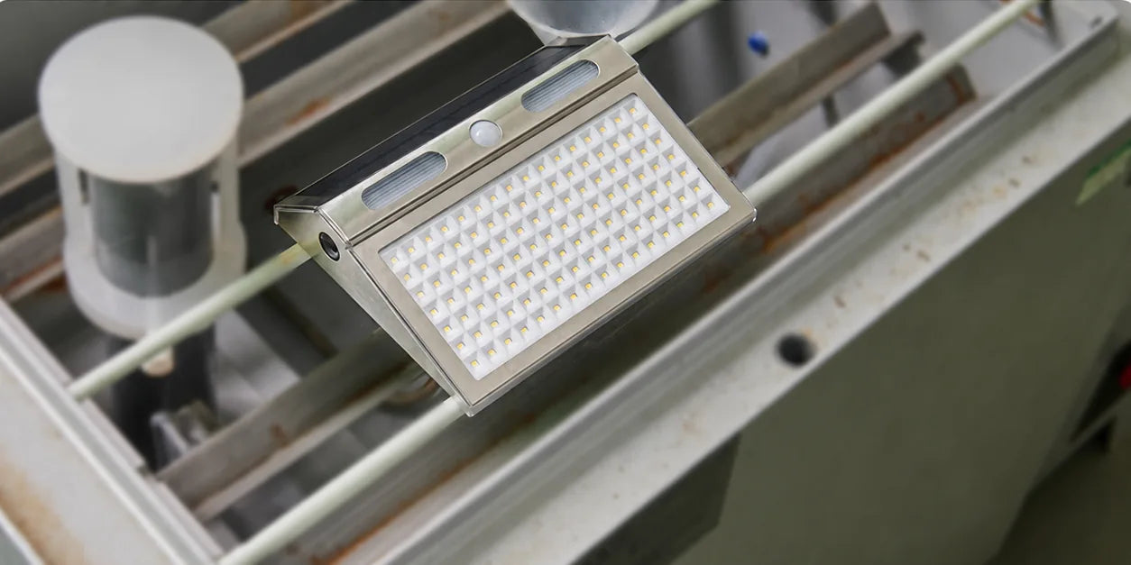 The same CampVale light after the 72-hour salt-spray test, no visible rust